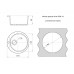 Мойка врезная Vivat 4718 1Ч МатСерый