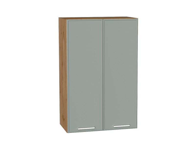 920*600*321 Шкаф верхний с 2-мя дверцами Квадро Аквамарин/Дуб Вотан