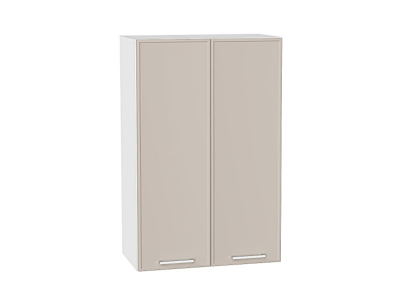 920*600*321 Шкаф верхний с 2-мя дверцами Квадро Кашемир/Белый