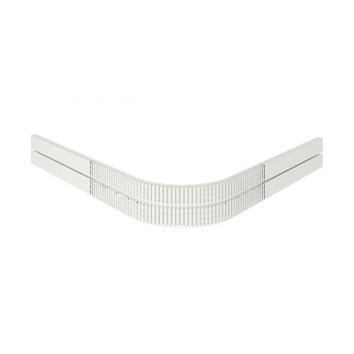 Цоколь радиусный ПВХ Белый 100
