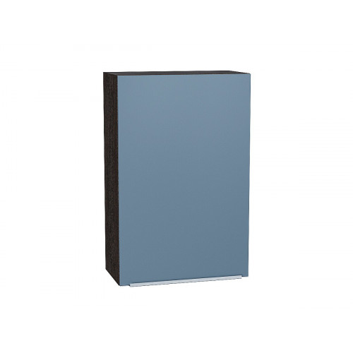 920*600* Шкаф верхний с 1-ой дверцей Фьюжн Silky Blue Graphite