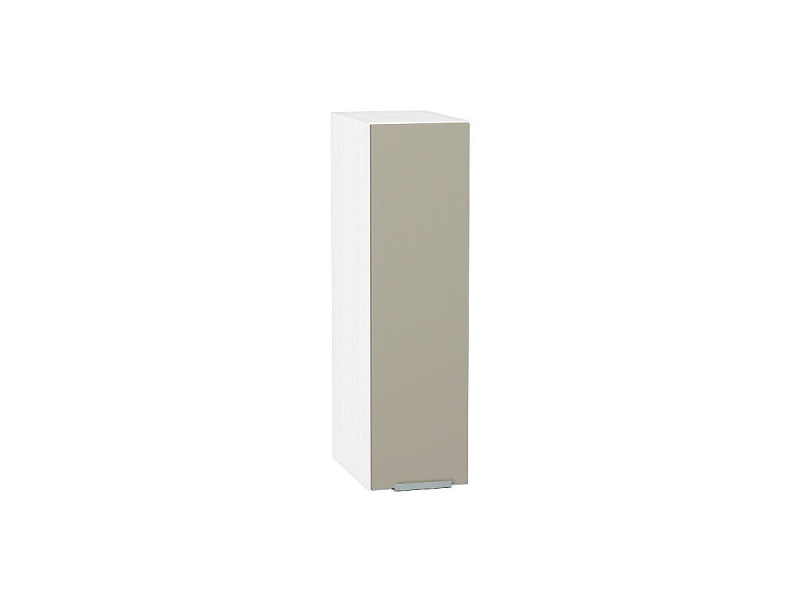 716*200* Шкаф верхний бутылочница Фьюжн Silky Grey Белый