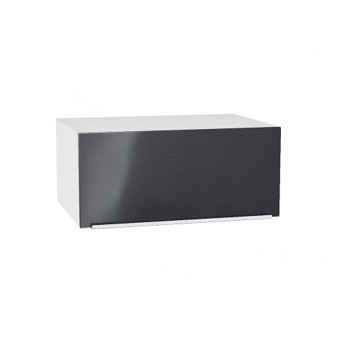 358*800* Шкаф верхний горизонтальный глубокий Фьюжн Anthracite Белый
