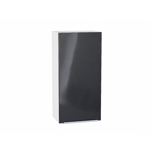 920*450* Шкаф верхний с 1-ой дверцей Фьюжн Anthracite Белый