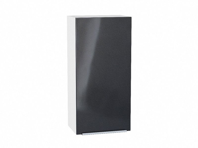 920*450* Шкаф верхний с 1-ой дверцей Фьюжн Anthracite Белый