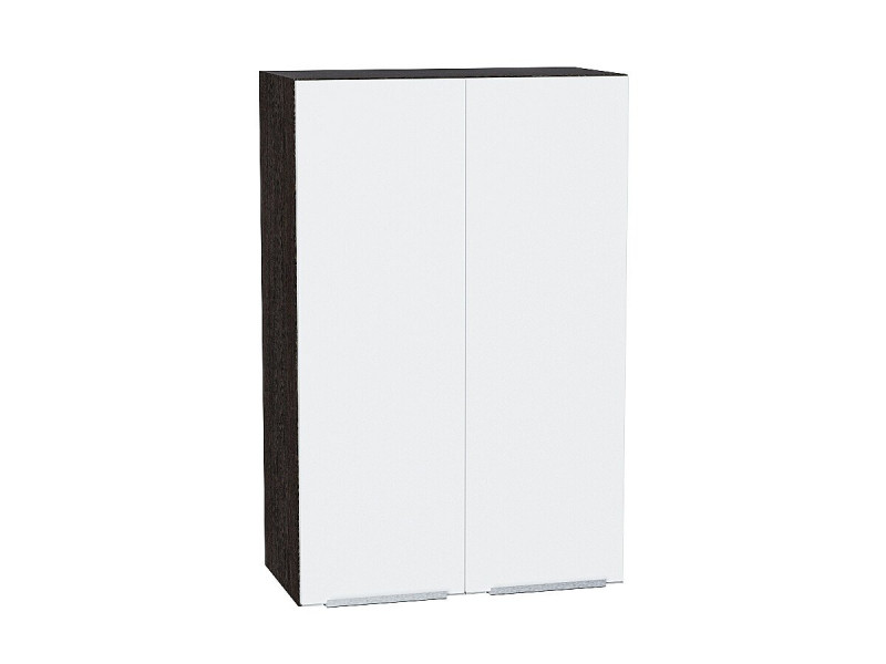 920*600* Шкаф верхний с 2-мя дверцами Фьюжн Silky White Graphite