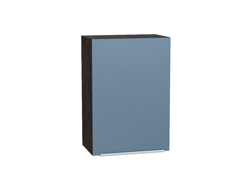 716*500* Шкаф верхний с 1-ой дверцей Фьюжн Silky Blue Graphite