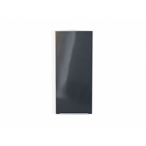 920*300*306 Шкаф верхний торцевой Фьюжн Anthracite Белый