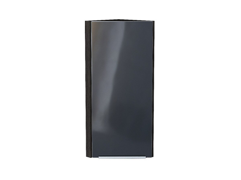 920*300*306 Шкаф верхний торцевой Фьюжн Anthracite Graphite