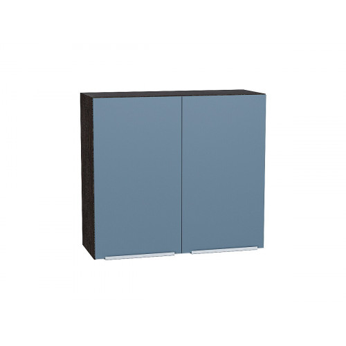 716*800* Шкаф верхний с 2-мя дверцами Фьюжн Silky Blue Graphite