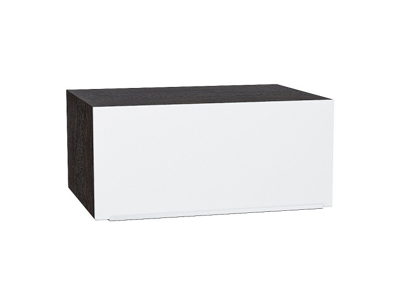 358*800* Шкаф верхний горизонтальный глубокий Фьюжн Silky White Graphite