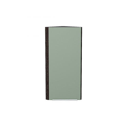 920*300*306 Шкаф верхний торцевой Фьюжн Silky Mint Graphite