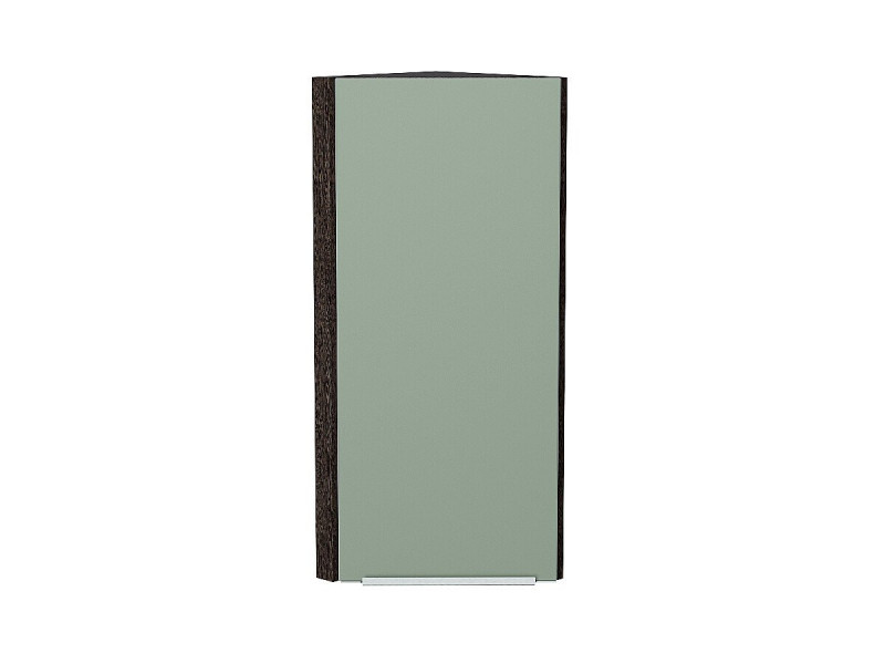 920*300*306 Шкаф верхний торцевой Фьюжн Silky Mint Graphite