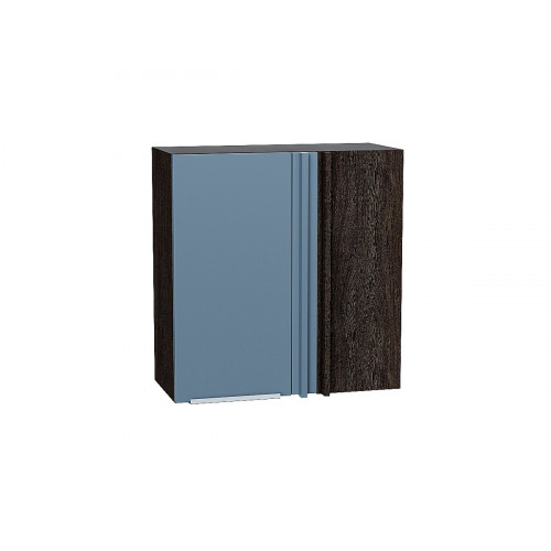 716*690* Шкаф верхний прямой угловой Фьюжн Silky Blue Graphite
