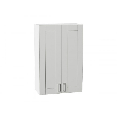 920*600*Шкаф верхний с 2-мя дверцами Лофт Grey Silk/Белый